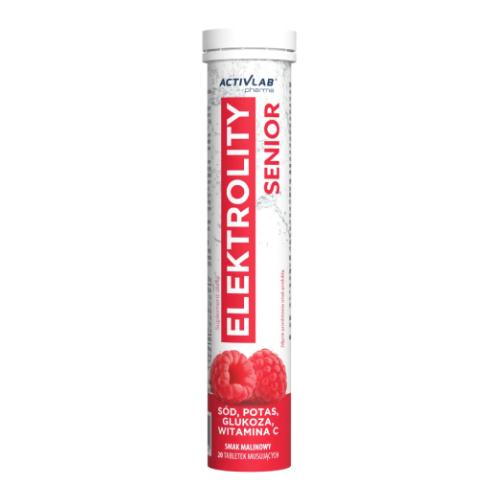 Activlab Pharma Elektrolity Senior smak malinowy - 20 tabletek musujących