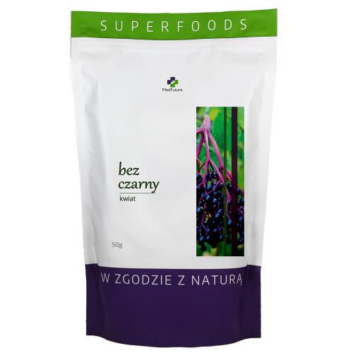 MedFuture Bez czarny kwiat - zioła do zaparzania - 50 g