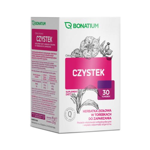 Bonatium Czystek Herbatka ziołowa - 30 saszetek