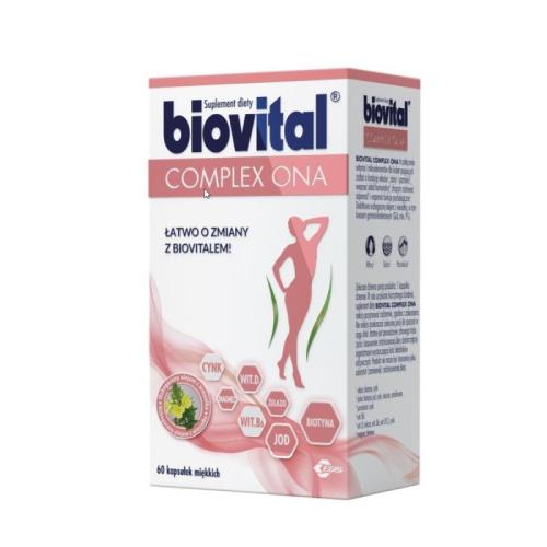 Biovital Complex Ona 60 kapsułek miękkich