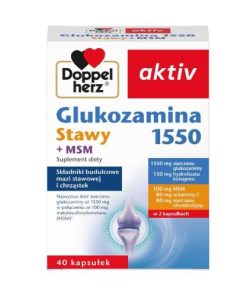 Doppelherz Aktiv Glukozamina 1550 Stawy + MSM 40 kapsułek