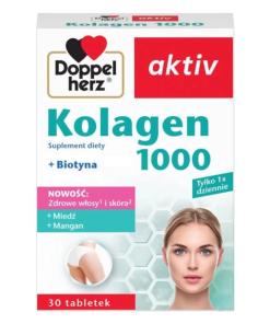 Doppelherz Aktiv Kolagen 1000 + Biotyna - 30 tabletek