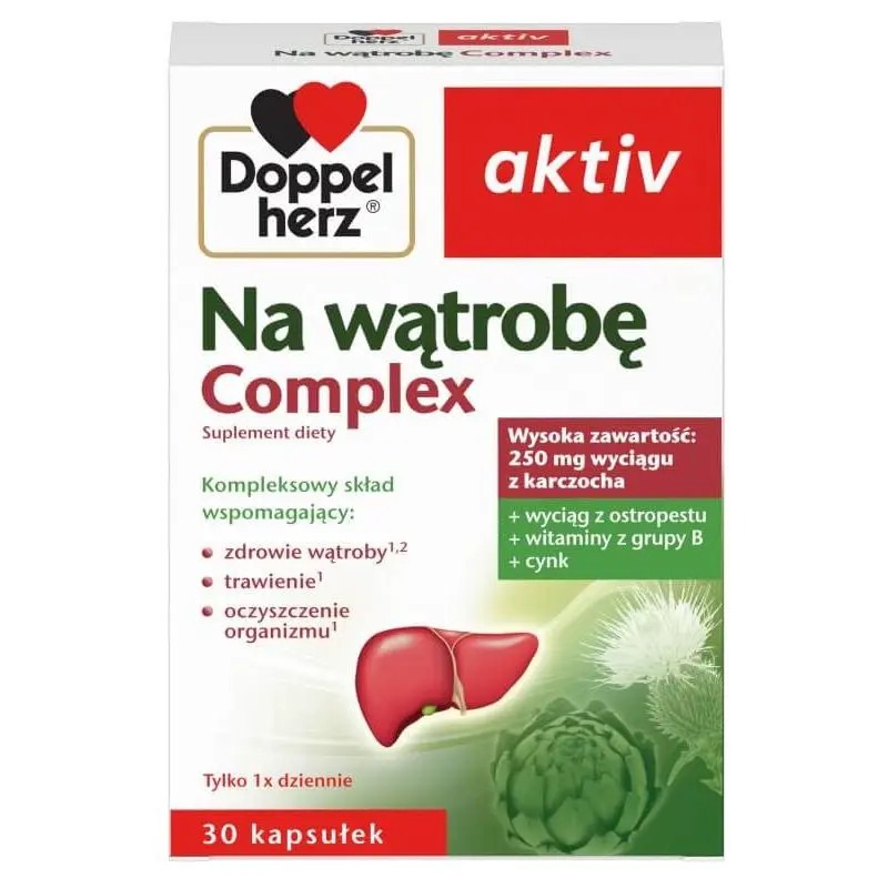 Doppelherz Aktiv Na wątrobę Complex 30 kapsułek