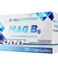 Allnutrition Mag B6 cytrynian magnezu + witamina B6 - 30 kapsułek