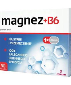 Colfarm Magnez + B6 - 30 kapsułek