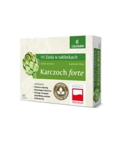 Colfarm Karczoch Forte zioła w tabletkach 60 tabletek