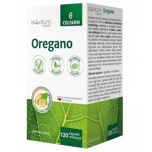 Colfarm Biovitum Liquid Oregano 120 kapsułek