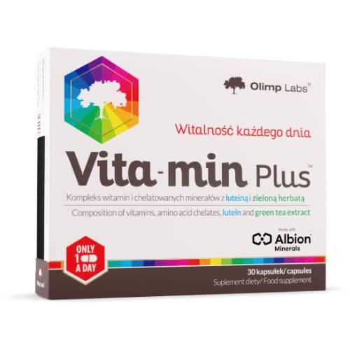 Olimp Vita-Min Plus z luteiną i zieloną herbatą 30 kapsułek