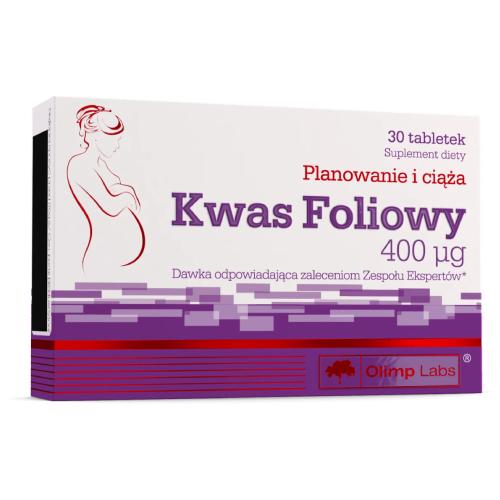 Olimp Kwas Foliowy 400ug 30 tabletek