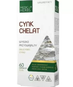 Medica Herbs Cynk Chelat 60 kapsułek