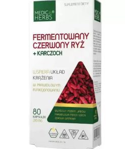 Medica Herbs Fermentowany czerwony ryż + karczoch 80 kapsułek