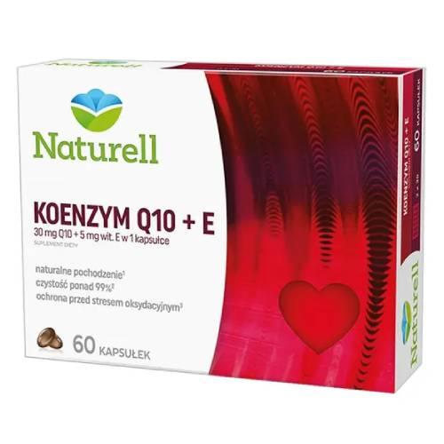 Naturell Koenzym Q10 + E 60 kapsułek