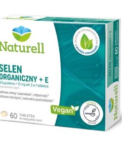 Naturell selen organiczny + E - 60 tabletek do ssania
