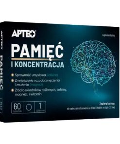 Apteo Pamięć i koncentracja 60 tabletek
