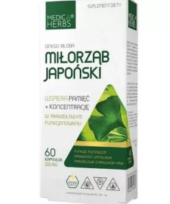 Medica Herbs Miłorząb Japoński 60 kapsułek