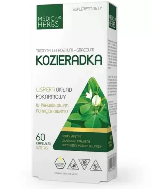Medica Herbs Kozieradka 60 kapsułek