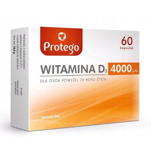Protego Witamina D 4000 j.m. dla dorosłych 60 kapsułek