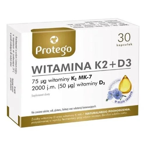 Protego Witamina K2+D3 30 kapsułek