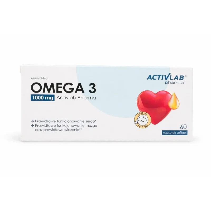Activlab Omega 3 1000 mg 60 kapsułeki miękkie