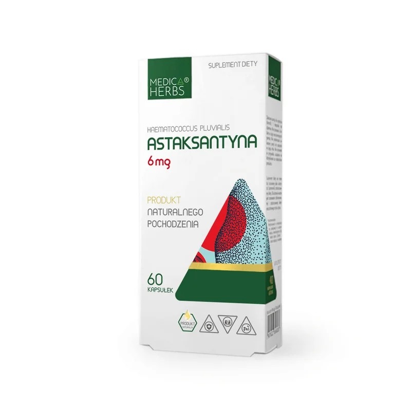 Medica Herbs Astaksantyna 6 mg 60 kapsułek