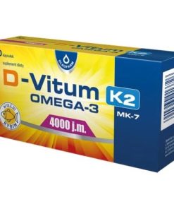 D-Vitum 4000 j.m. K2 MK7 Omega-3 - 40 kapsułek