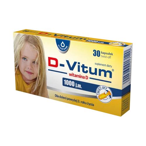 D-vitum witamina D 1000 j.m. 30 kapsułek twist-off