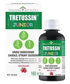 Tretussin Junior o smaku malinowym 165 ml