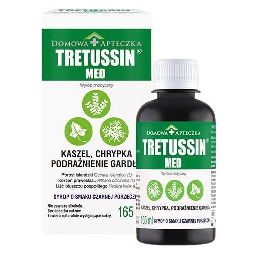 Tretussin Med Syrop o smaku czarnej porzeczki 165 ml