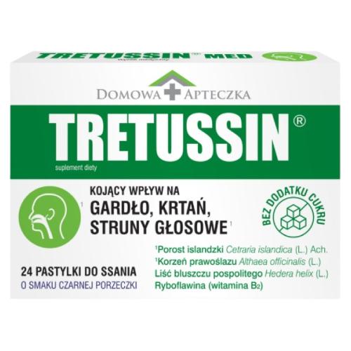 Domowa Apteczka Tretussin 24 pastylki do ssania