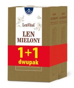 LenVitol Len mielony odtłuszczony 200+200 g