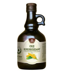 Oleofarm Olej Kukurydziany tłoczony na zimno 500 ml